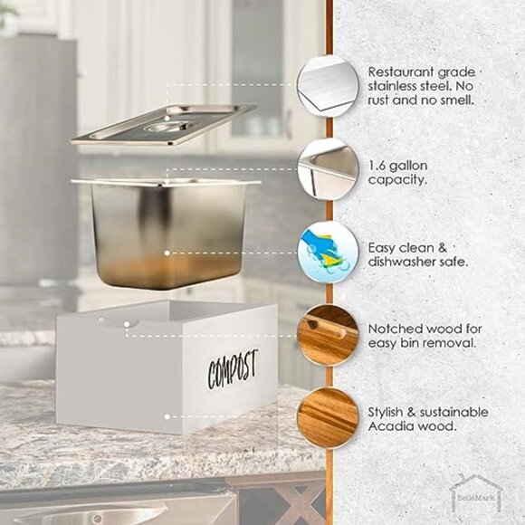 Rust Proof Compost Bin - Picture 3 of 4